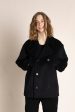 FJORD Black - Pea Coat For Discount