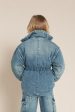 GRACE Blue Denim - Elasticated Waistband Jacket Cheap