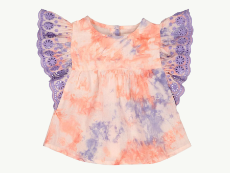 Tunic Jasmin Veil Tie & Dye Pink Mauve Online Sale