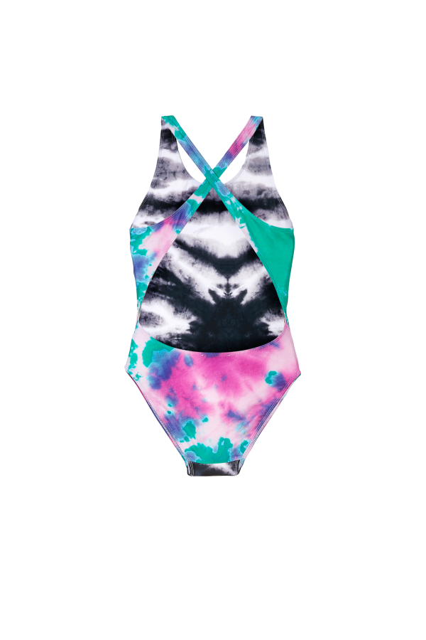 OLIVIA Off White Ash Black Tie & Dye - Swimsuit Online