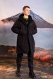 LAW Black - Reversible Hooded Parka Hot on Sale