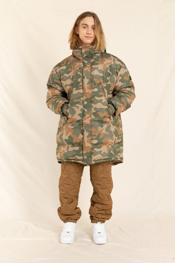 SNOWMUCH Earth Camo - Down Parka For Sale