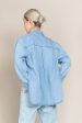 ENARA Bleached Blue - Long Sleeve Shirt For Discount