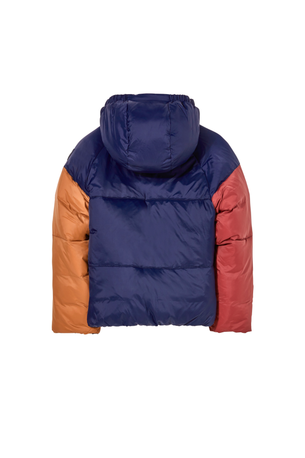 SNOWSCOUT Navy Colorblock - Reversible Down Jacket For Discount