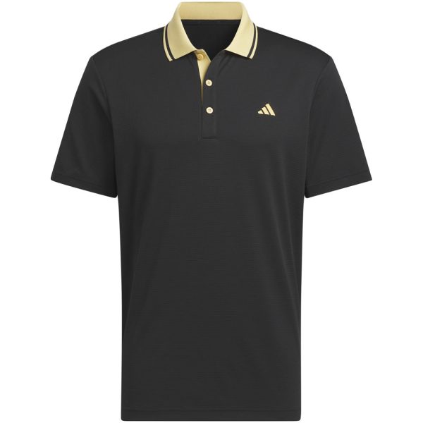 adidas Ultimate365 Tour Sport Collar Polo Shirt - Black For Discount