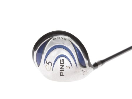 Ping G5 Graphite Mens Left Hand Fairway 3 Wood 15* Regular - TFC100-F Cheap