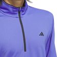 adidas Lightweight 1 2 Zip Top - Cobalt Blue For Cheap