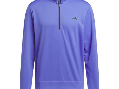 adidas Lightweight 1 2 Zip Top - Cobalt Blue For Cheap