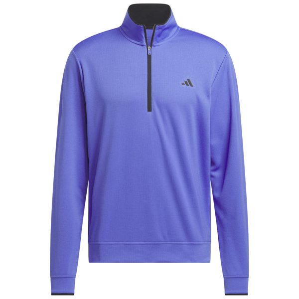 adidas Lightweight 1 2 Zip Top - Cobalt Blue For Cheap