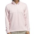 adidas Ultimate365 Textured 1 4 Zip Pullover - Sandy Pink For Cheap