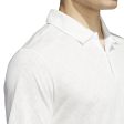 adidas Ultimate365 Tour HEAT.RDY Jacquard Polo Shirt - White Hot on Sale