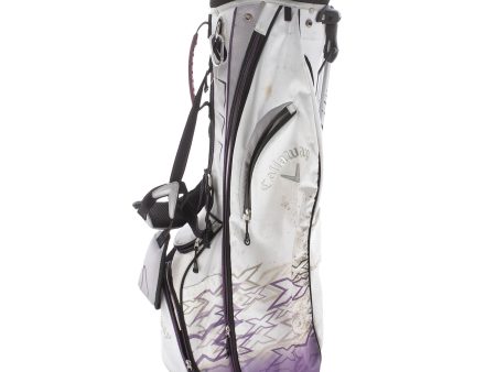 Callaway X-Series Stand Bag - White Purple For Sale