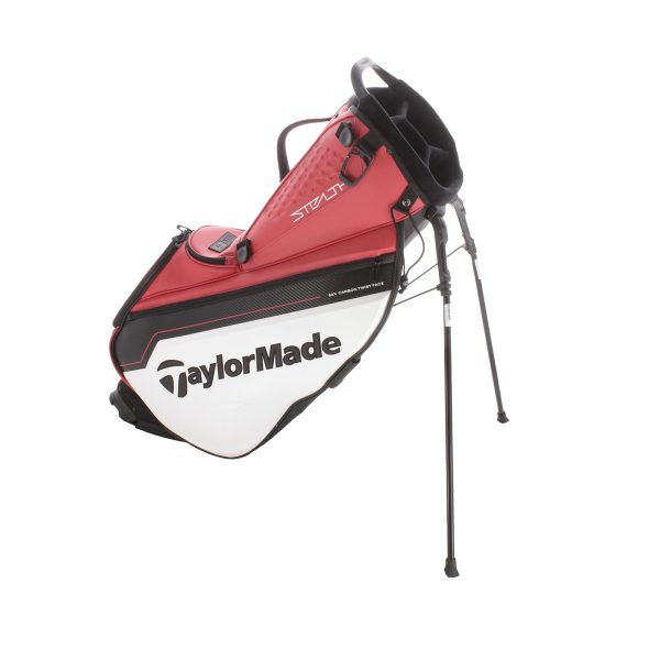 TaylorMade Stealth Stand Bag - Red Black White For Discount