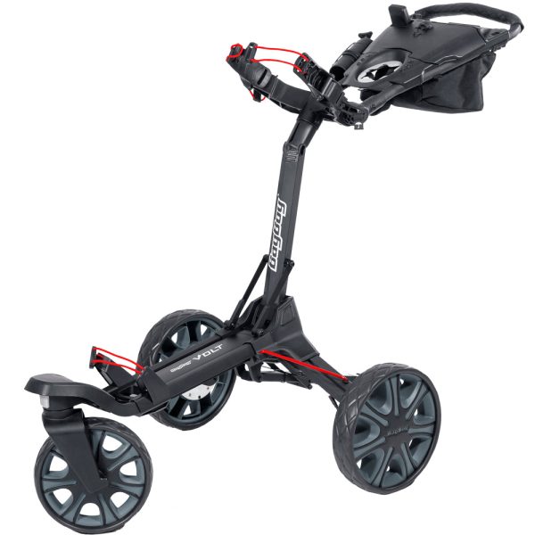 Bag Boy Volt Remote Electric Golf Trolley - Red Black Online Sale