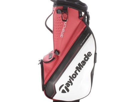 TaylorMade Stealth Stand Bag - Red Black White For Discount