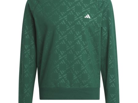 adidas Ultimate365 Tour Sweatshirt - Collegiate Green Online Hot Sale