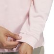 adidas Ultimate365 Textured 1 4 Zip Pullover - Sandy Pink For Cheap