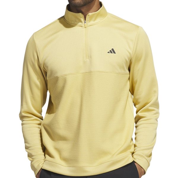 adidas Ultimate365 Textured 1 4 Zip Pullover - Oat Online now