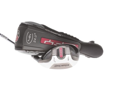 Wilson Staff D-FY Steel Graphite Mens Right Hand 4 Hybrid 24* - Wilson Half Steel + Half Graphite Fashion